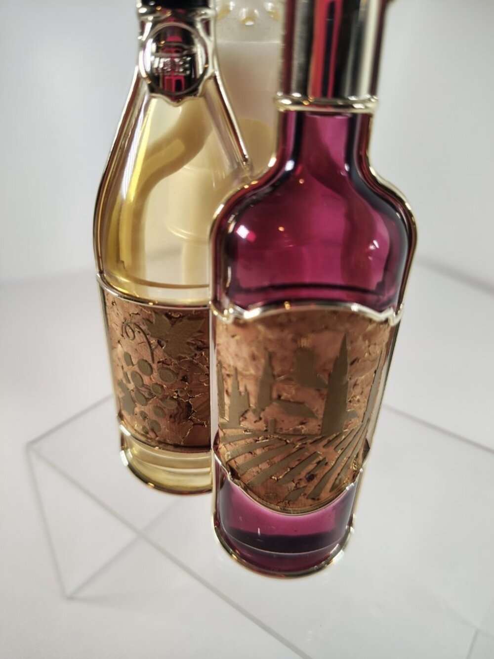 Bath And Body Works Double Wine Bottles Wallflower Plug In Diffuser Wall LIGHTS - Picture 3 of 5